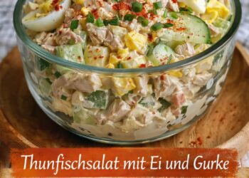 Fix gemacht und richtig lecker: Thunfischsalat mit Ei