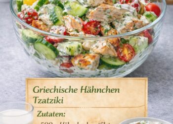 Griechischer Hähnchen-Tzatziki-Salat