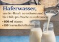 Haferwasser, um den Bauch zu entleeren und bis 2 Kilo pro Woche zu verbrennen