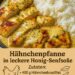 Hähnchenpfanne mit Honig-Senfsoße