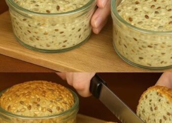 Ich esse kein Weizenmehl! Brot im Glas in einer Minute!