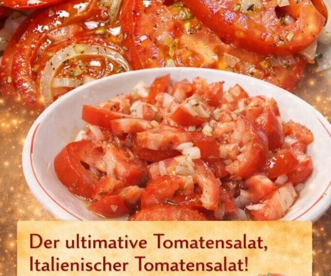 Italienischer Tomatensalat in 5 Minuten gemacht