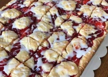 Kirsch Schnitten für viele Personen