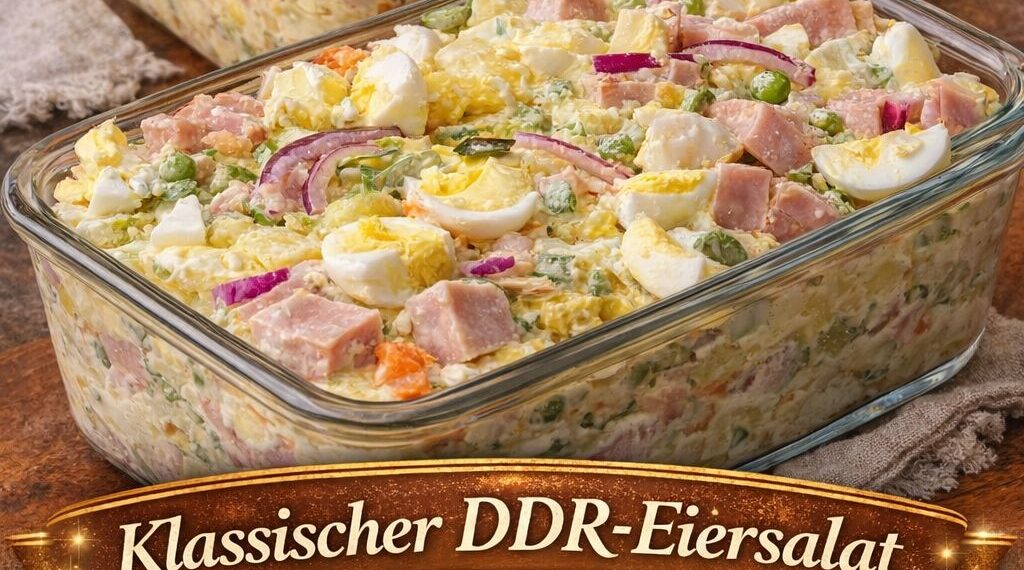 Klassischer DDR-Eiersalat – schnell, einfach und unwiderstehlich lecker