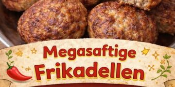 Megasaftige Frikadellen außen schön gebräunt, innen unfassbar saftig