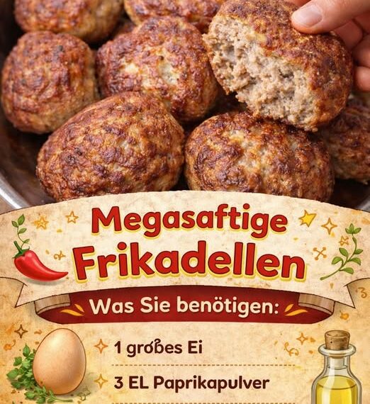 Megasaftige Frikadellen außen schön gebräunt, innen unfassbar saftig