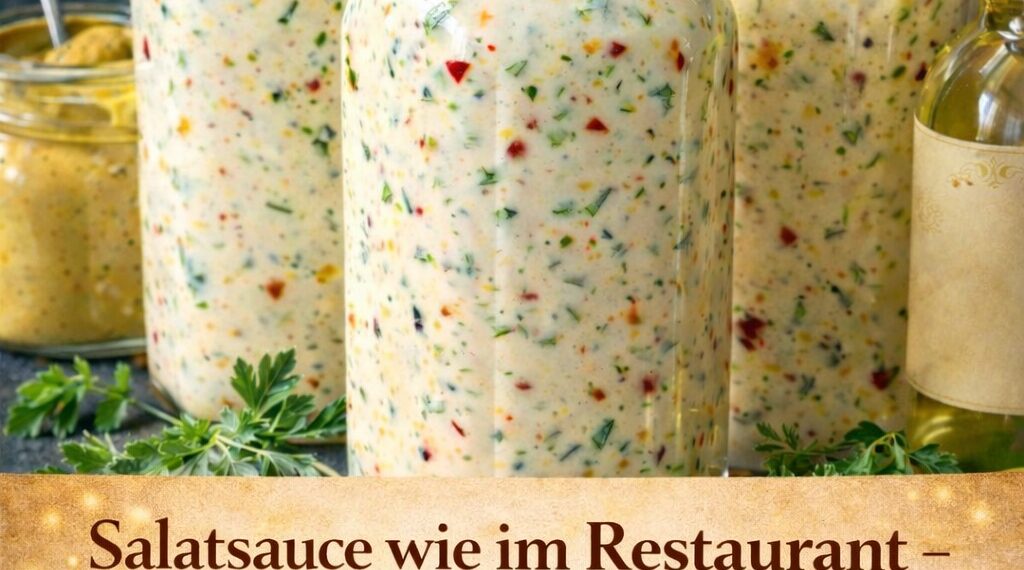 Meine liebste Salatsauce – schmeckt wie beim Lieblingsitaliener!