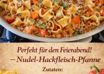 Blitzschnelle Nudel Hackfleisch Pfanne in 15 Minuten