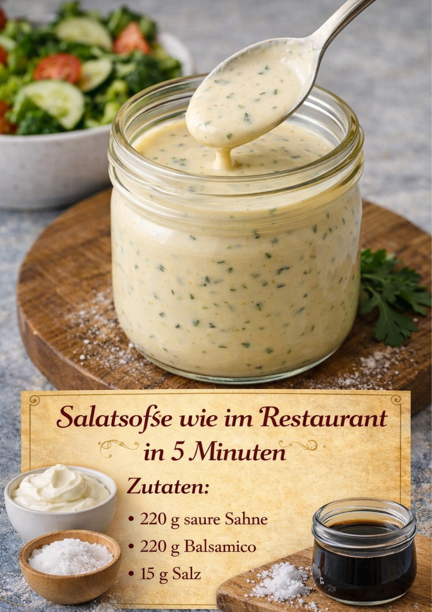 Salatsauce Wie Im Restaurant