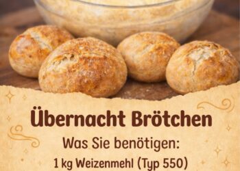 Übernacht-Brötchen – fast von selbst & morgens perfekt frisch!