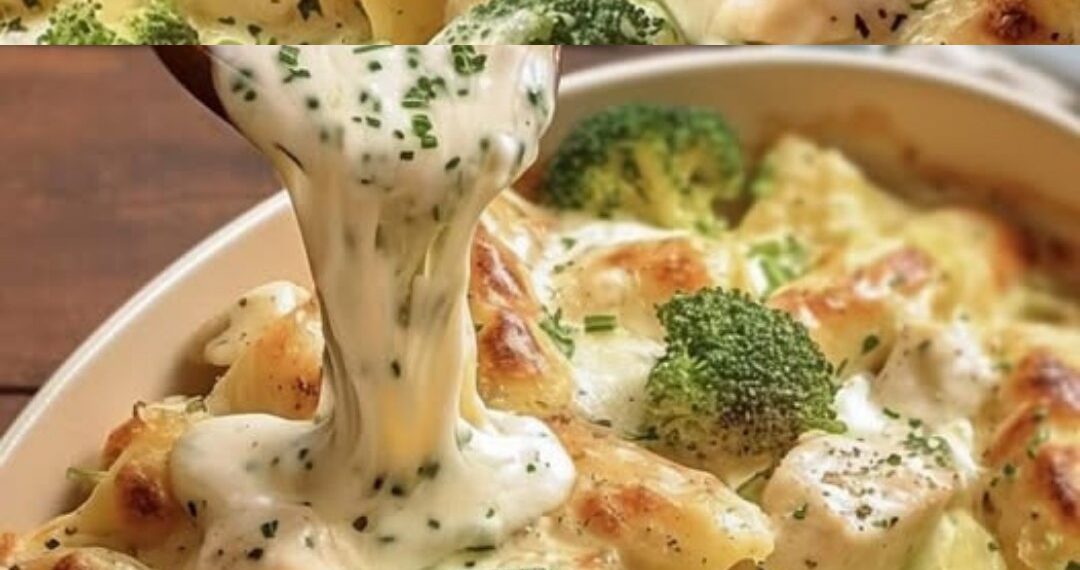 Ultracremiger Brokkoli Hähnchen Auflauf, Soo schnell und Supersaulecker