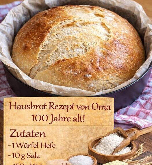 Unser Hausbrot Rezept von Oma 100 Jahre Alt!