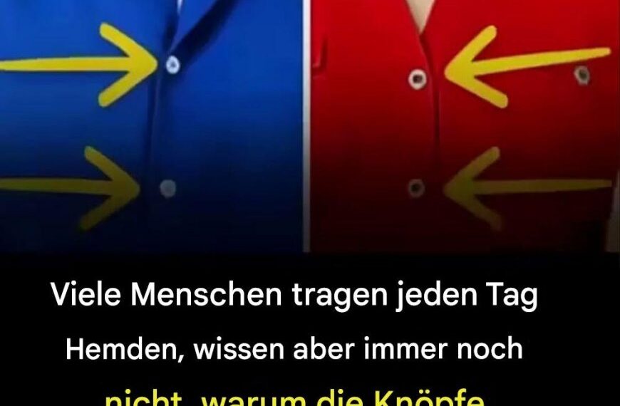 Warum befinden sich die Knöpfe bei Damenblusen links?