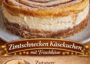 Zimtschnecken Käsekuchen mit 750 g frischkäse in 30 Minuten zubereitet