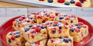 Kuchen ohne Waage – 12-Esslöffel-Blechkuchen (in 10 Minuten)