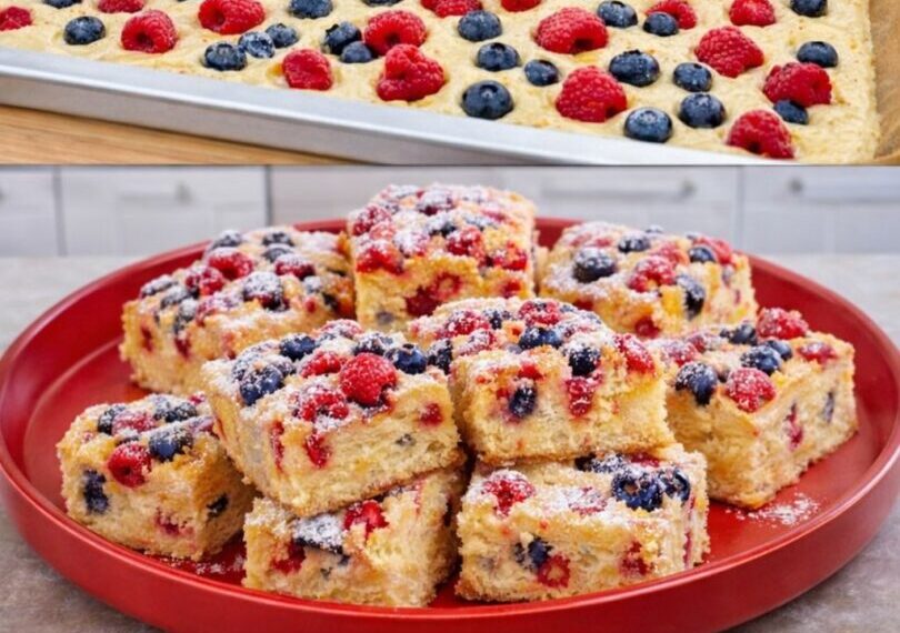 Kuchen ohne Waage – 12-Esslöffel-Blechkuchen (in 10 Minuten)