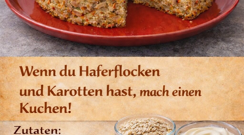 Haferflocken-Karotten-Kuchen