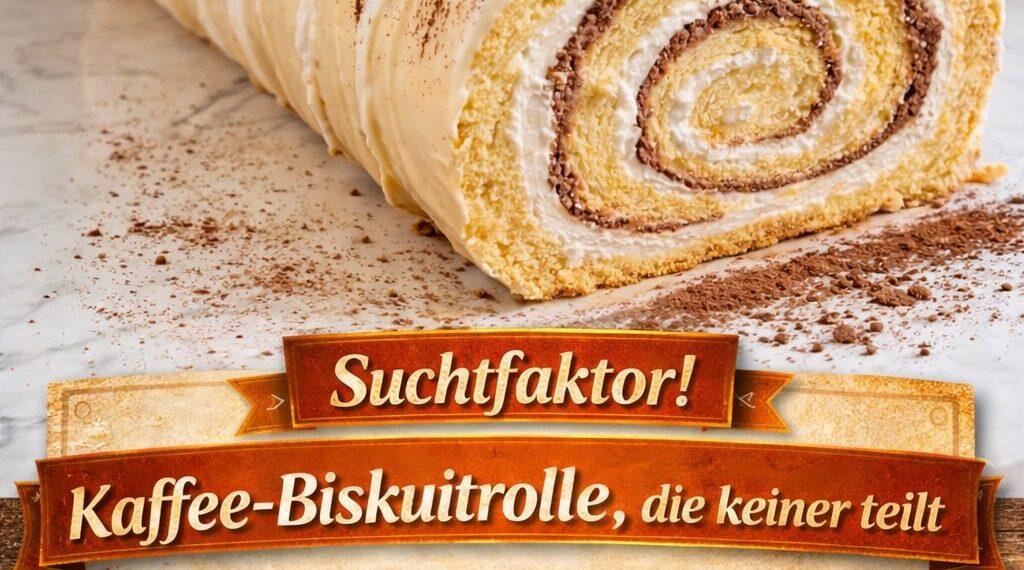 Suchtfaktor, Kaffee-Biskuitrolle, die keiner teilt