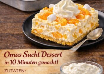 Omas Sucht-Dessert (Mandarinen-Quark-Dessert)