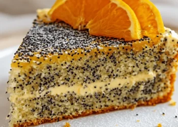 Orangenkuchen mit Mohn