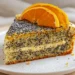 Orangenkuchen mit Mohn