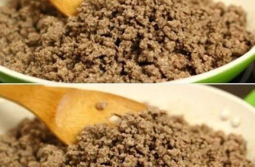 Sollte man Hackfleisch abspülen?