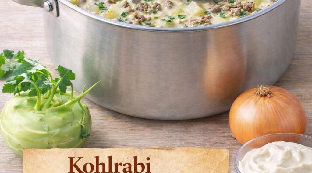 Suchtgefährliche Kohlrabi-Hackfleischsuppe – könnte ich 3× die Woche essen!