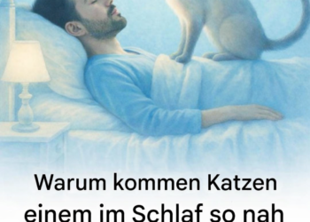 Warum kommen Katzen dir beim Schlafen ins Gesicht?