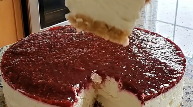 No-bake-Torte Himbeerjoghurt