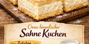 Omas zarter Sahne-Kuchen