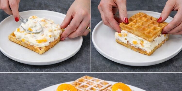 Waffelkuchen ohne Backen