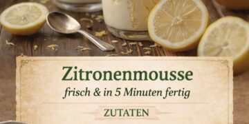 Zitronenmousse in 5 Minuten – cremig, frisch & einfach unwiderstehlich