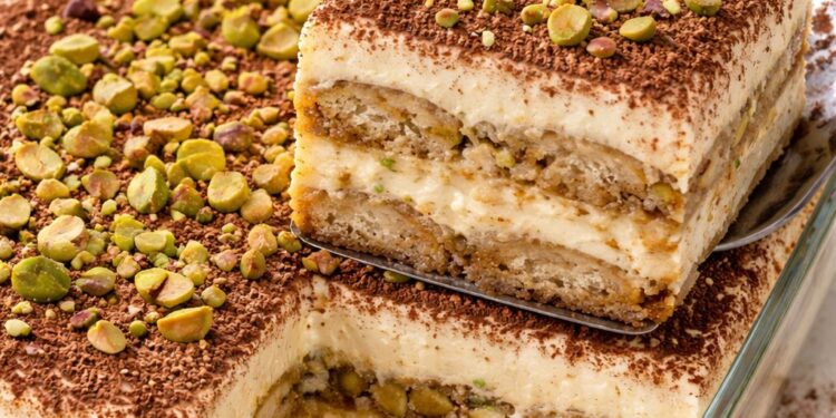 Pistazien-Tiramisu ohne Backen – cremig, edel & unwiderstehlich