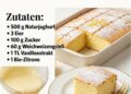 3 Eier, 500 g Joghurt Kuchen – Saftig, luftig und herrlich zitronig