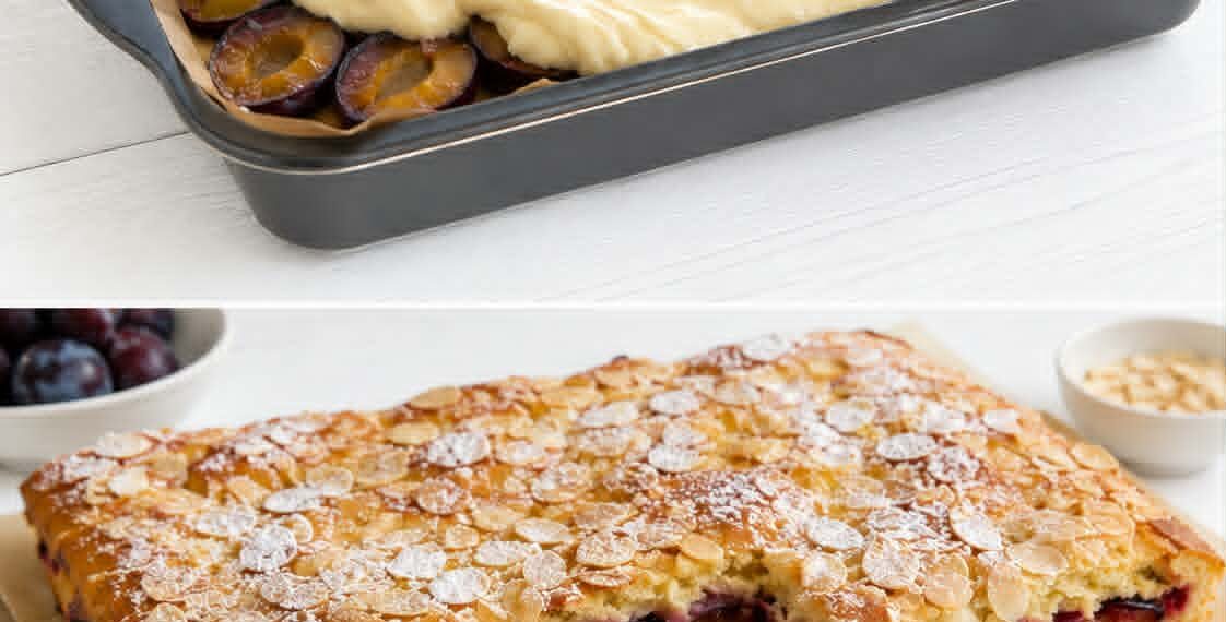 Zwetschgen-Sandkuchen mit mandeliger Note