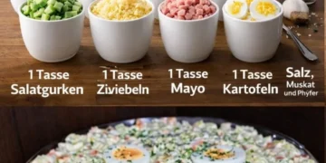 Cremiger 7-Tassen-Salat – Einfach, vielseitig und überraschend lecker