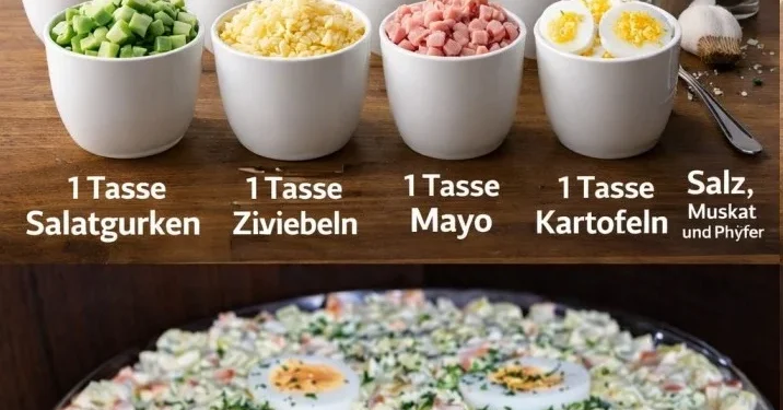 Cremiger 7-Tassen-Salat – Einfach, vielseitig und überraschend lecker