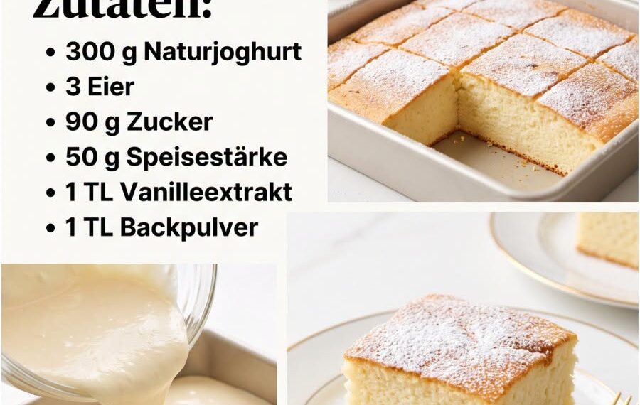 Joghurtkuchen ohne Mehl