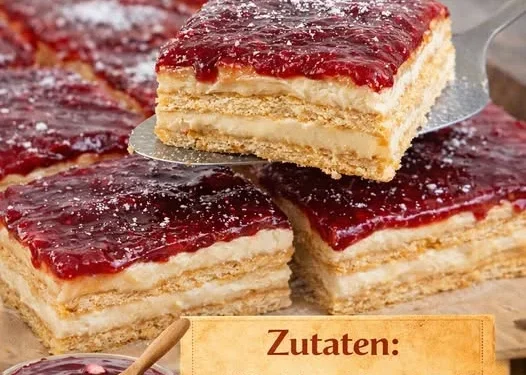 Kuchen aud der DDR mit 3 Zutaten!