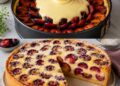 Saftiger Pflaumenkuchen mit Vanillecreme