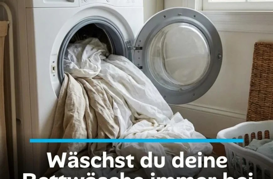 Wäschst du deine Bettwäsche immer bei 60 Grad? Falsch! Das ist die beste Temperatur!