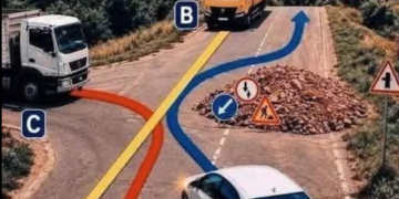 Wer fährt zuerst? Testen Sie Ihr Wissen über die Straßenverkehrsordnung! Auf den ersten Blick scheint diese Situation einfach.