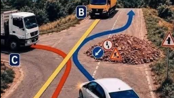 Wer fährt zuerst? Testen Sie Ihr Wissen über die Straßenverkehrsordnung! Auf den ersten Blick scheint diese Situation einfach.