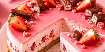 Yogurette Erdbeer-Cremetorte – fruchtig, cremig & ohne Backen