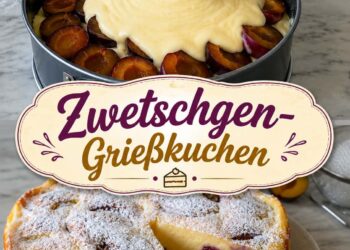 Zwetschgen-Grießkuchen