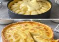 Saftiger Apfelkuchen mit cremigem Guss