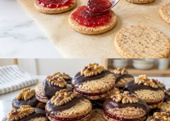 Linzer Nussplätzchen