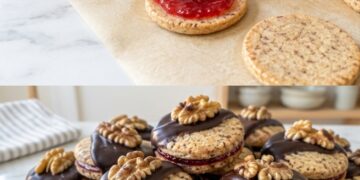 Linzer Nussplätzchen