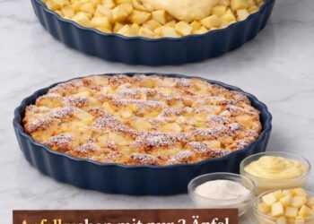 Saftiger Apfelkuchen mit wenigen Zutaten