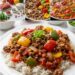 Reis-Hack-Paprika-Pfanne